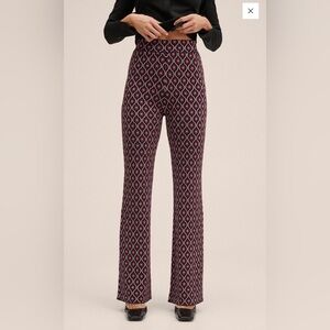 Mango Retro-print pants women’s XL